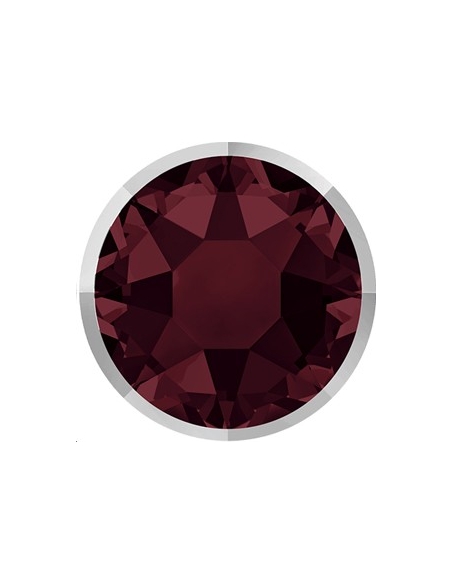 Rimmed flat back 4,8mm hotfix  Strass plat hotfix Rimmed flat back (2078)- 2