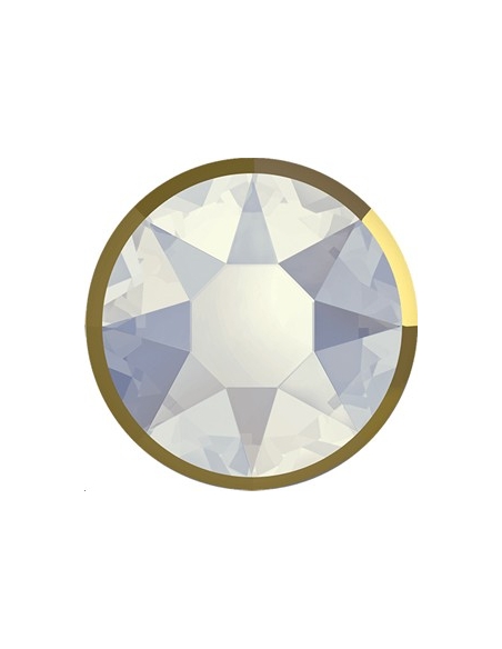 Rimmed flat back 4,8mm hotfix  Strass plat hotfix Rimmed flat back (2078)- 2