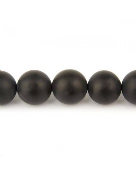 Onyx 16mm Les perles rondes 16-17mm en lot- 1