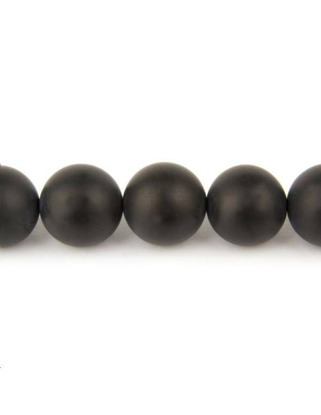 Onyx 16mm  Les perles rondes 16-17mm en lot- 1