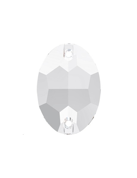 pierre à coudre ovale 10x7mm cr   Pierres à coudre & boutons Swarovski- 2 pierre à coudre ovale 10x7mm cr   Pierres à coudre & boutons Swarovski- 2