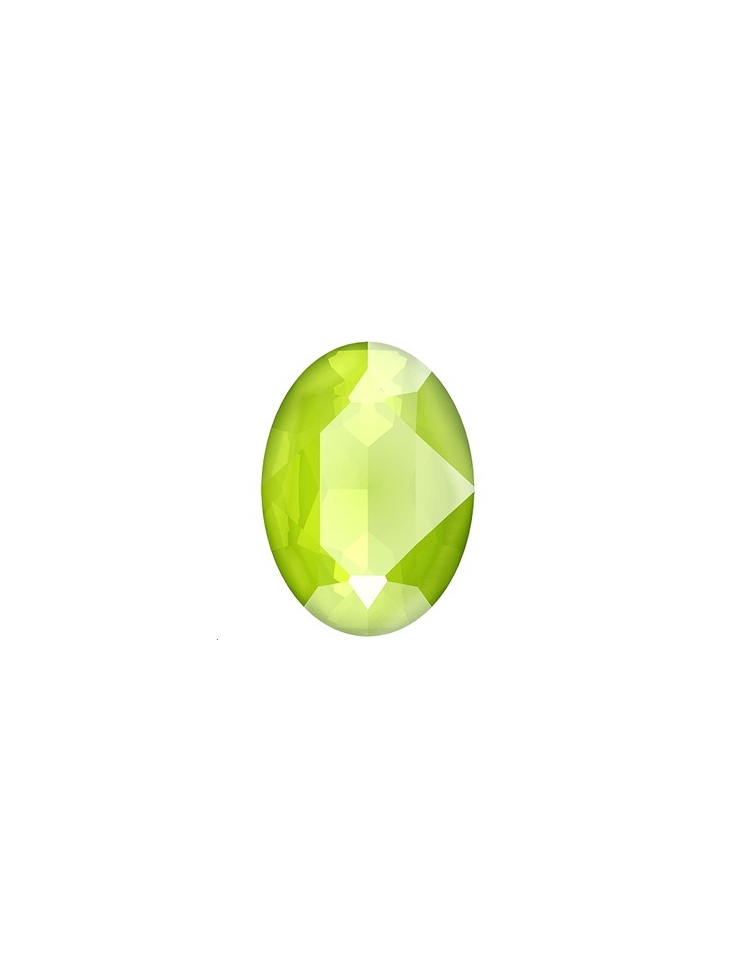 Cabochon 18X13mm cr lime  Cabochons ovale 18x13mm (4120)- 2
