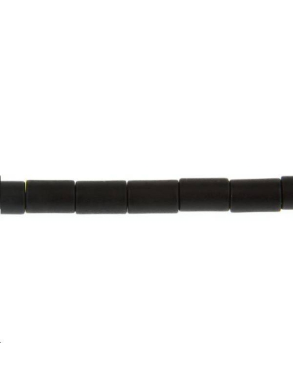 Onyx cylindre 6x4mm  Les Cylindres et Rondelles en lot- 1