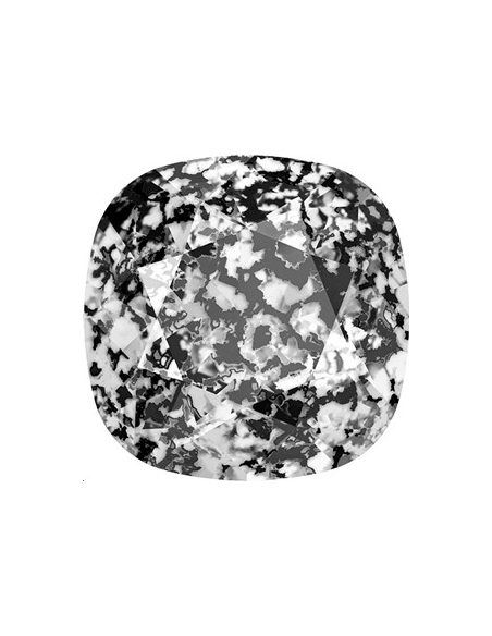 Cabochon carré 10mm cr black patina  Cabochons carré 10mm (4470)- 2