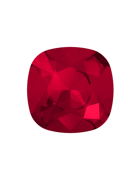 Cabochon carré 10mm scarlet foiled  Cabochons carré 10mm (4470)- 2 Cabochon carré 10mm scarlet foiled  Cabochons carré 10mm (4470)- 2