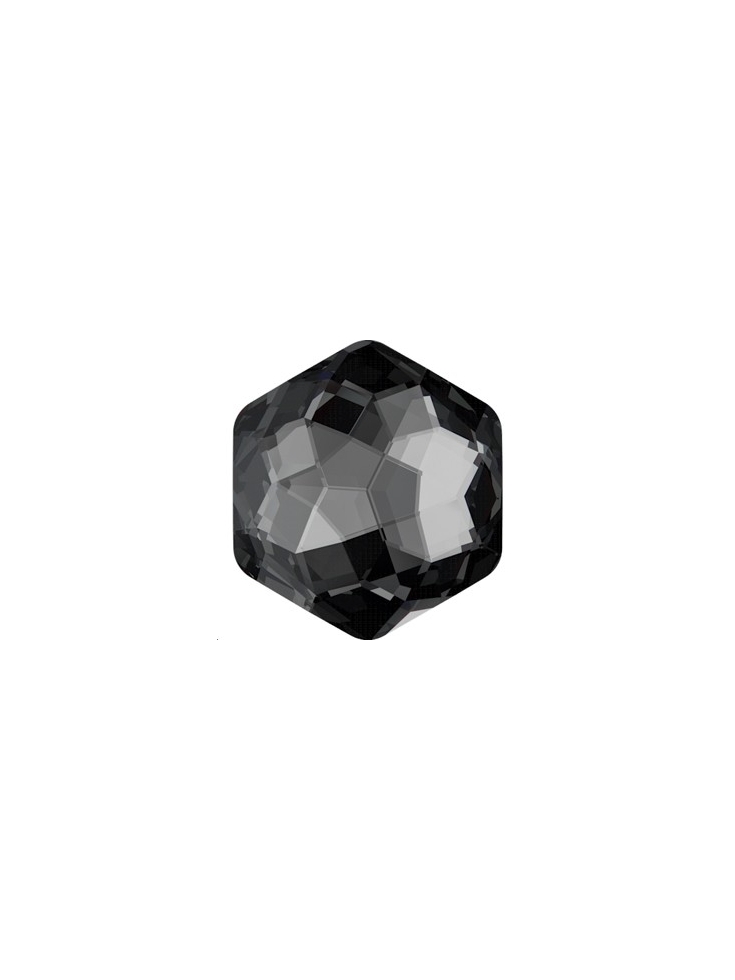 Fantasy hexagon 7.8x8.7mm cr silver  Fantasy hexagon (4683)- 2