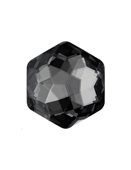 Fantasy hexagon 7.8x8.7mm cr silver  Fantasy hexagon (4683)- 2