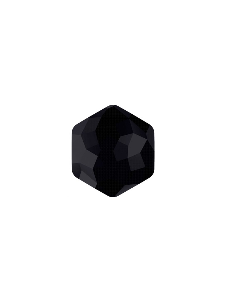 Fantasy hexagon 7,8x8,7mm jet  Fantasy hexagon (4683)- 2