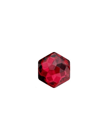Fantasy hexagon 7,8x8,7mm scarlet  Fantasy hexagon (4683)- 1