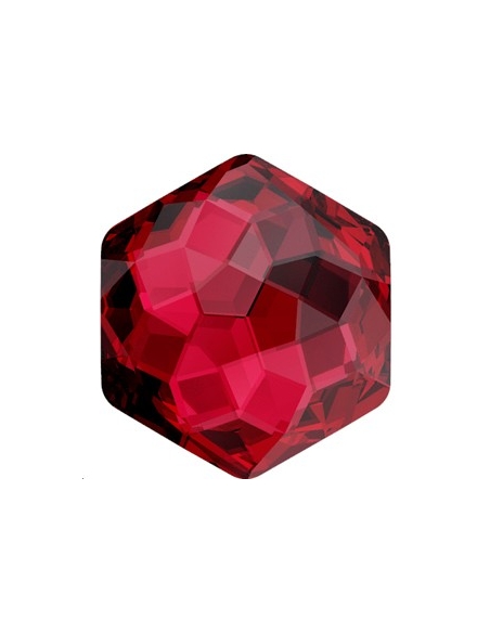 Fantasy hexagon 7,8x8,7mm scarlet  Fantasy hexagon (4683)- 2