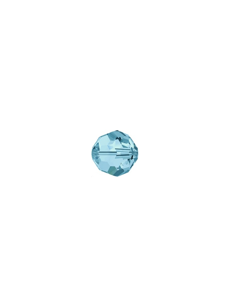 ronde 4mm aquamarine  Perles rondes facettes 4mm Swarovski (5000)- 1