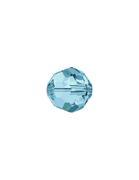 ronde 4mm aquamarine  Perles rondes facettes 4mm Swarovski (5000)- 1