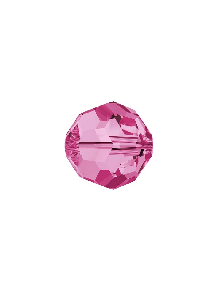 ronde 4mm rose  Perles rondes facettes 4mm Swarovski (5000)- 2