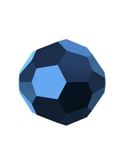 ronde 8mm cr met blue 2x  Perles rondes facettes 8mm Swarovski (5000)- 1 2