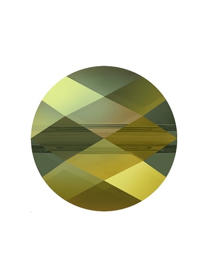 Mini round 8mm Crystal iridescent g  Perles mini round  Swarovski (5052)- 1 2