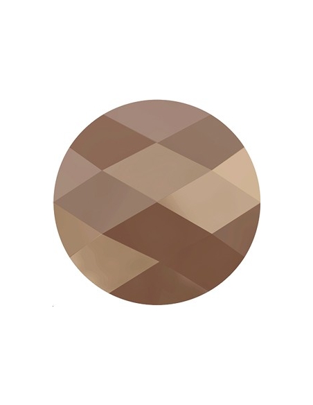 Mini round 8mm Crystal rose gold 2X  Perles mini round  Swarovski (5052)- 2