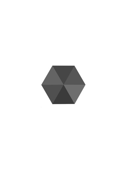 Hexagon spike bead 5,5mm  Spike beads (5060/5061/5062)- 1