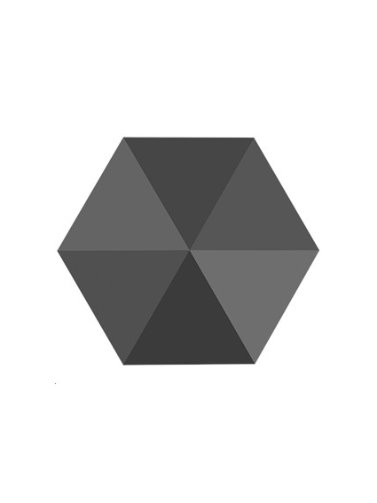 Hexagon spike bead 5,5mm  Spike beads (5060/5061/5062)- 1 2