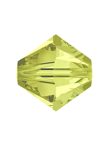 Lot bicônes xilion bead 3 mm jonqui  Toupies 3mm Swarovski (5328/5301)- 1 2