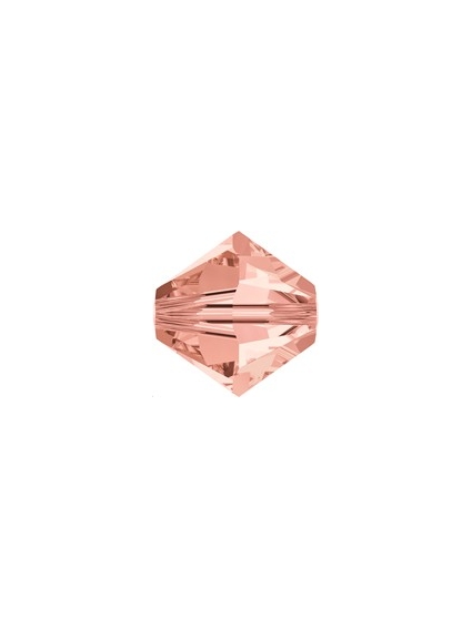 Lot bicônes xilion bead 3 mm rose p  Toupies 3mm Swarovski (5328/5301)- 1