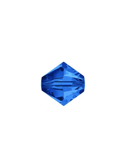 Lot bicônes xilion bead 3 mm sapphi  Toupies 3mm Swarovski (5328/5301)- 1