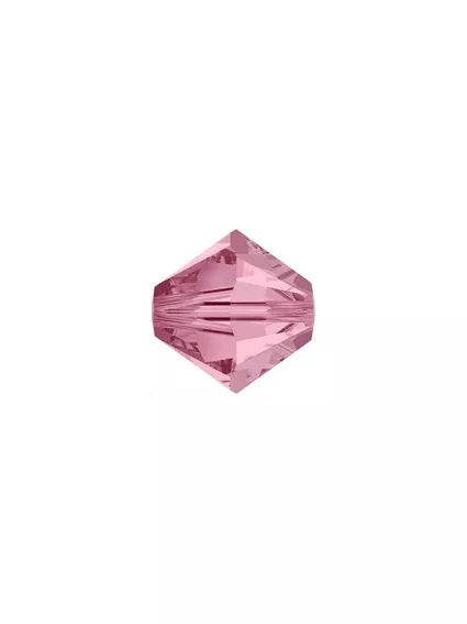 Lot bicônes 4 mm light rose  Toupies 4mm couleurs simples (5301/5328)- 1