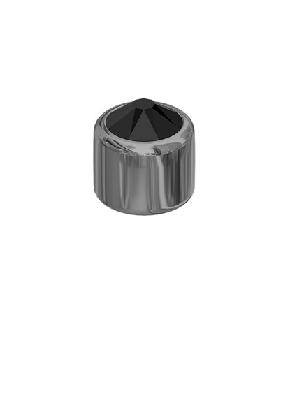 3D studs black / gun  Rivets 3D Studs (5400)- 1 2