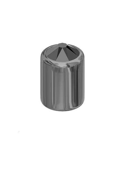 3D studs hematite / gun  Rivets 3D Studs (5400)- 1 2