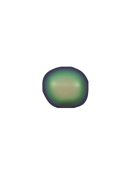 Perle baroque nacrée 8mm scaragreen  Perles nacrées baroque Swarovski (5058)- 1
