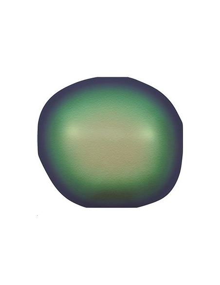 Perle baroque nacrée 8mm scaragreen  Perles nacrées baroque Swarovski (5058)- 2 Perle baroque nacrée 8mm scaragreen  Perles nacrées baroque Swarovski (5058)- 2