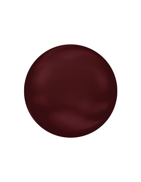 Perle nacrée plate 12mm bordeaux  Perles nacrées plates Swarovski® (5860)- 2