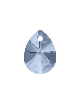 mini pear pendant 12mm denim blue Mini pear pendants (6128)- 1