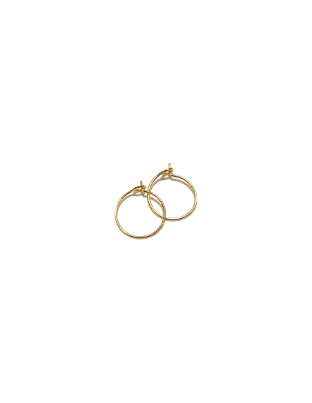 Créoles 15mm 1 anneau  Boucles d'oreilles- 2