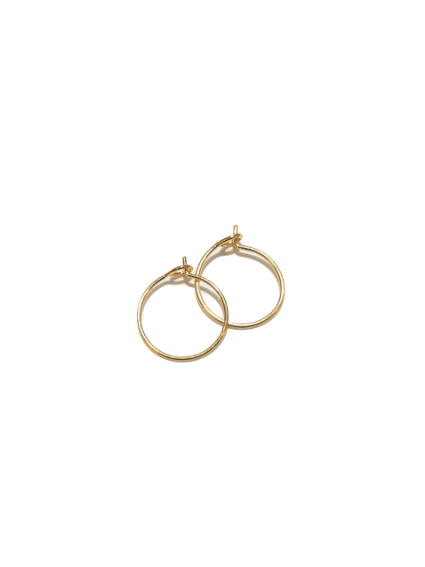 Créoles 12mm 1 anneau  Boucles d'oreilles- 2