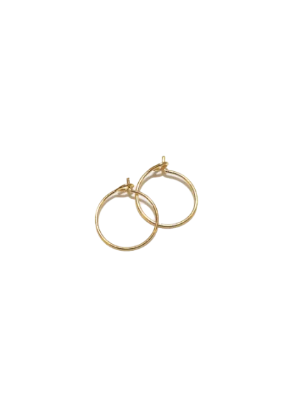 Créoles 12mm 1 anneau  Boucles d'oreilles- 2