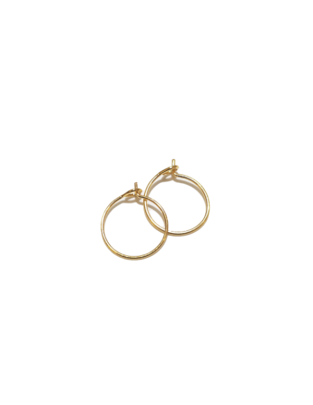 Créoles 12mm 1 anneau  Boucles d'oreilles- 2