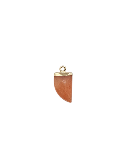 Pendentif dent  Aventurine 11x17mm  Les pendentifs en pierre Fine- 2 2