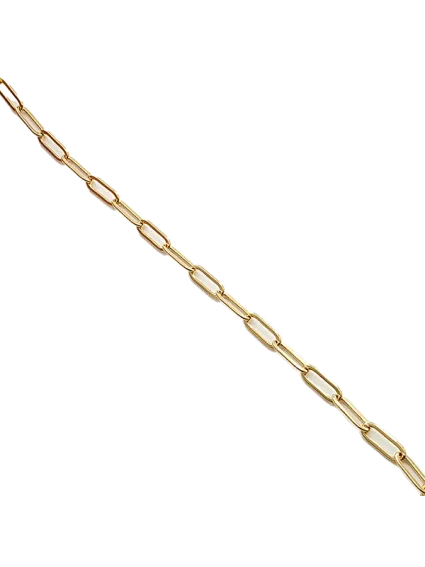 Chaîne maille ovale allongée 9x3mm  Chaines- 1