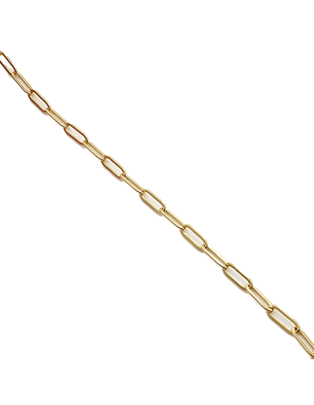 Chaîne maille ovale allongée 9x3mm  Chaines- 1