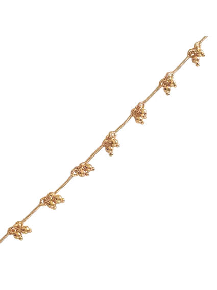 Chaîne tiges torsadées 2 perles  Chaines- 1