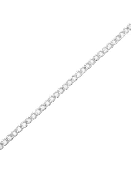 Chaîne ovale diamantée 7x5mm  Chaines- 1