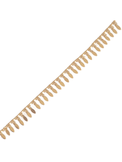 Chaîne pampille ovale 7mm  Chaines- 1