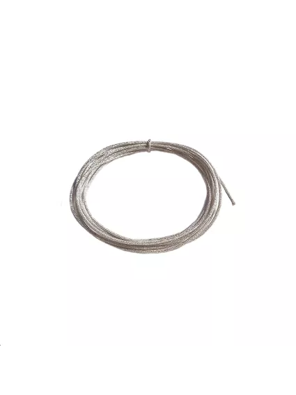 Cordon soie japonaise 0.5mm argent  Cordon de soie japonaise- 1