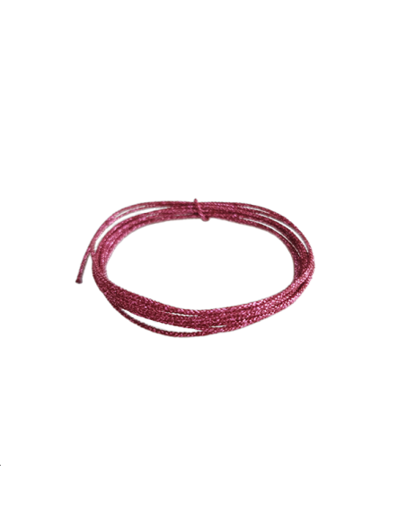 Cordon soie japonaise 0.5mm fushia  Cordon de soie japonaise- 1 Cordon soie japonaise 0.5mm fushia  Cordon de soie japonaise- 1