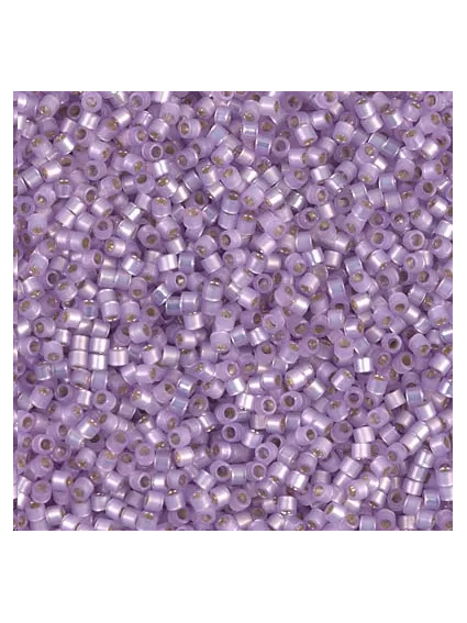 Delica Miyuki 11/0 dyed lilac  Delica Miyuki 11/0- 1