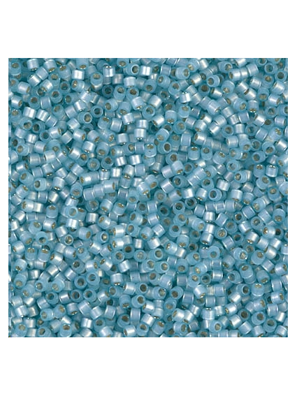 Delica Miyuki 11/0 dyed aqua  Delica Miyuki 11/0- 1