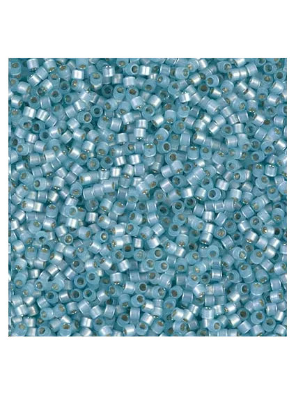 Delica Miyuki 11/0 dyed aqua  Delica Miyuki 11/0- 1