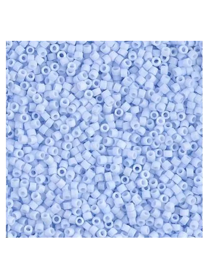 Delica Miyuki 11/0 matte op lt sky  Delica Miyuki 11/0- 1