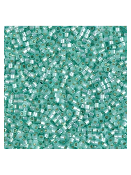 Delica Miyuki 11/0 dyed light aqua  Delica Miyuki 11/0- 1