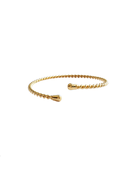 Jonc 2 fils torsadés  Bracelets et manchettes- 1 Jonc 2 fils torsadés  Bracelets et manchettes- 1